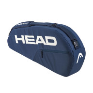 Сумка-чехол HEAD Base Racquet Bag S, 261325-NV, с карманом, на 3 тен.ракетки, темно.синий - Сумка-чехол HEAD Base Racquet Bag S, 261325-NV, с карманом, на 3 тен.ракетки, темно.синий