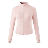 Женская толстовка KELME Stand-Up Collar Knit Cardigan Apricot Pink - Женская толстовка KELME Stand-Up Collar Knit Cardigan Apricot Pink