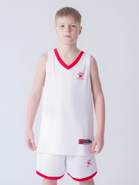 Детская баскетбольная форма KELME Basket Set White