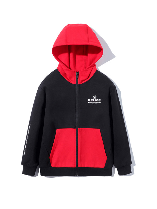 Детская толстовка KELME Boys Cardigan Sweater Black