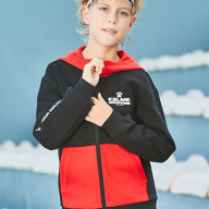 Детская толстовка KELME Boys Cardigan Sweater Black - Детская толстовка KELME Boys Cardigan Sweater Black