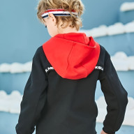 Детская толстовка KELME Boys Cardigan Sweater Black - Детская толстовка KELME Boys Cardigan Sweater Black
