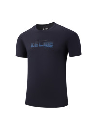 Футболка KELME Crew Neck Short-sleeved T-shirt Dark Blue