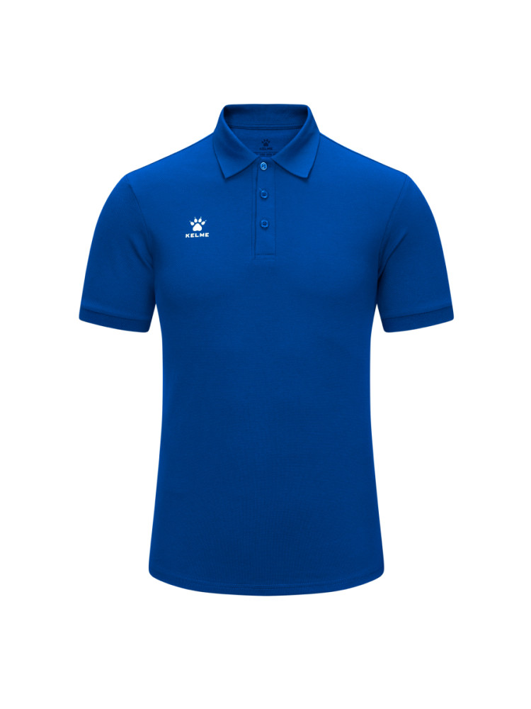 Футболка-поло KELME Short Sleeve Polo Shirt Blue