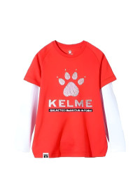 Детский лонгслив KELME Boys Long Sleeve T-Shirt Red