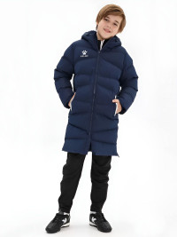 Детский пуховик KELME Children's Long Jacket Dark Blue