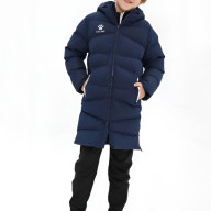 Детский пуховик KELME Children's Long Jacket Dark Blue - Детский пуховик KELME Children's Long Jacket Dark Blue