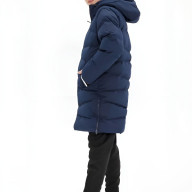Детский пуховик KELME Children's Long Jacket Dark Blue - Детский пуховик KELME Children's Long Jacket Dark Blue