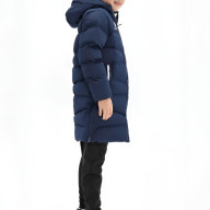 Детский пуховик KELME Children's Long Jacket Dark Blue - Детский пуховик KELME Children's Long Jacket Dark Blue