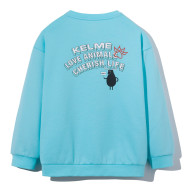 Детский свитшот KELME Round Neck Sweater Light Blue - Детский свитшот KELME Round Neck Sweater Light Blue