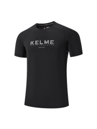 Футболка KELME Crew Neck Short-sleeved T-shirt Black