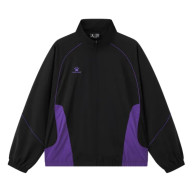 Ветровка KELME Stand-up Collar Woven Coat (Black/Violet) - Ветровка KELME Stand-up Collar Woven Coat (Black/Violet)