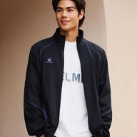 Ветровка KELME Stand-up Collar Woven Coat (Black/Violet) - Ветровка KELME Stand-up Collar Woven Coat (Black/Violet)