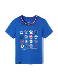 Детская футболка KELME Boys Short Sleeve T-Shirt Blue