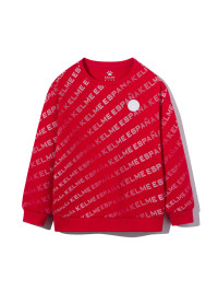 Детский свитшот KELME Round Neck Sweater Red