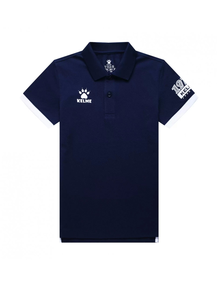 Детская футболка-поло KELME Kids Polo Dark Blue