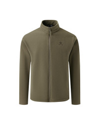Демисезонная куртка KELME Stand-up Collar Fleece-lined Knit Cardigan Green