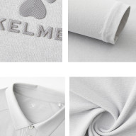Лонгслив KELME Long-sleeved Polo Grey - Лонгслив KELME Long-sleeved Polo Grey