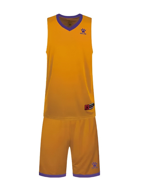Детская баскетбольная форма KELME Basket Set Yellow