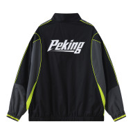 Ветровка KELME Woven Coat (Black/Light Green) - Ветровка KELME Woven Coat (Black/Light Green)