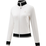 Толстовка KELME Stand-Up Collar Knit Cardigan (White/Black) - Толстовка KELME Stand-Up Collar Knit Cardigan (White/Black)