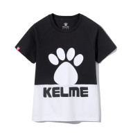 Детская футболка KELME Short Sleeve T-Shirt Kid (White/Black) - Детская футболка KELME Short Sleeve T-Shirt Kid (White/Black)