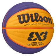 Мяч баск. WILSON FIBA3x3 Official, WTB0533XB, р.6, FIBA Appr., синт. PU, бутил. кам, желто-синий - Мяч баск. WILSON FIBA3x3 Official, WTB0533XB, р.6, FIBA Appr., синт. PU, бутил. кам, желто-синий