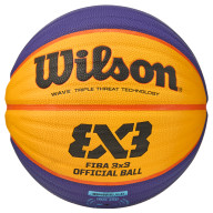 Мяч баск. WILSON FIBA3x3 Official, WTB0533XB, р.6, FIBA Appr., синт. PU, бутил. кам, желто-синий - Мяч баск. WILSON FIBA3x3 Official, WTB0533XB, р.6, FIBA Appr., синт. PU, бутил. кам, желто-синий