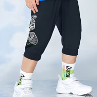 Детские бриджи KELME Knitted Cropped Pants Black - Детские бриджи KELME Knitted Cropped Pants Black