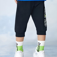 Детские бриджи KELME Knitted Cropped Pants Black - Детские бриджи KELME Knitted Cropped Pants Black