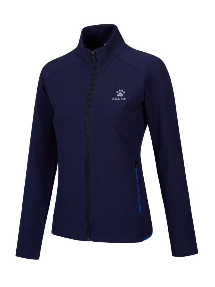 Олимпийка KELME Women's Knitted Jacket Dark Blue