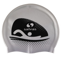 Шапочка для плав. SALVAS Cap, FA065/S, силикон, серебристый