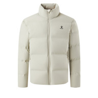 Пуховик KELME Regular Stand-up Collar Down Jacket Beige - Пуховик KELME Regular Stand-up Collar Down Jacket Beige