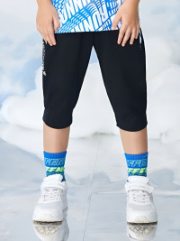 Детские бриджи KELME Knitted Cropped Pants Black