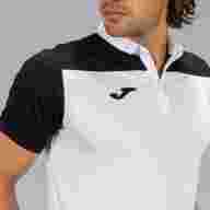 Поло с коротким рукавом HOBBY Белый-черный - Поло с коротким рукавом HOBBY Белый-черный
