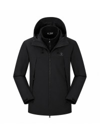 Демисезонная куртка KELME Three-in-one Woven Jacket Black