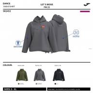 SUDADERA CON CAPUCHA STEP   - SUDADERA CON CAPUCHA STEP  
