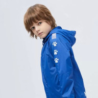 Детская ветровка KELME Windproof Jacket (Kids) Blue - Детская ветровка KELME Windproof Jacket (Kids) Blue
