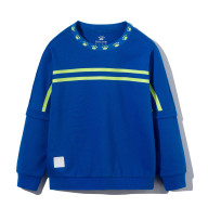 Детский свитшот KELME Round Neck Sweater Blue - Детский свитшот KELME Round Neck Sweater Blue
