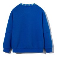 Детский свитшот KELME Round Neck Sweater Blue - Детский свитшот KELME Round Neck Sweater Blue