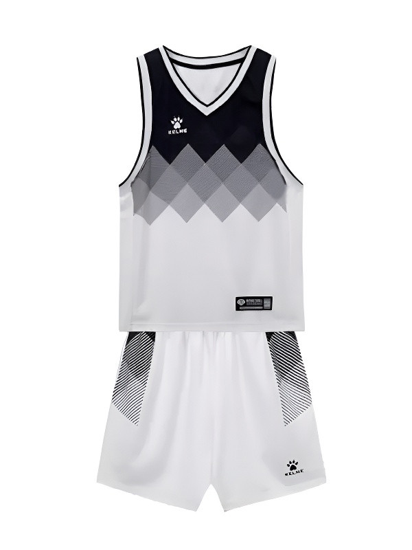 Детская баскетбольная форма KELME Basketball Clothes (White/Black)