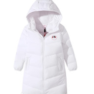 Детский пуховик KELME Girls Mid-Length Down Jacket White - Детский пуховик KELME Girls Mid-Length Down Jacket White