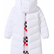 Детский пуховик KELME Girls Mid-Length Down Jacket White - Детский пуховик KELME Girls Mid-Length Down Jacket White