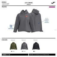 SUDADERA CON CAPUCHA STEP   - SUDADERA CON CAPUCHA STEP  
