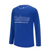 Детский лонгслив KELME Boys Long Sleeve T-Shirt Blue - Детский лонгслив KELME Boys Long Sleeve T-Shirt Blue