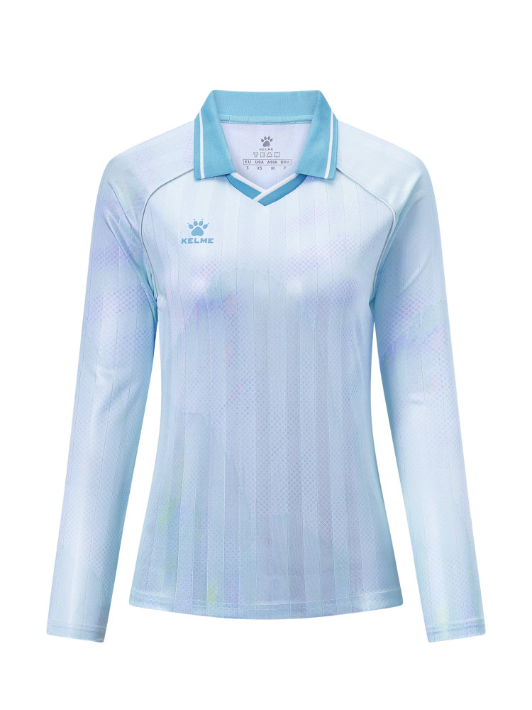 Лонгслив KELME Women's Long-sleeved Training Uniform Light Blue