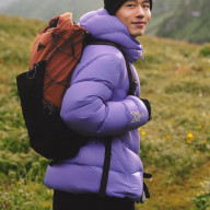 Пуховик KELME Regular Hooded Down Jacket Violet - Пуховик KELME Regular Hooded Down Jacket Violet