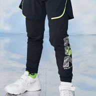 Детские брюки KELME Fake Two-Piece Trousers Dark Blue - Детские брюки KELME Fake Two-Piece Trousers Dark Blue