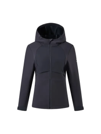 Женская демисезонная куртка KELME Hooded Fleece-Llined Knit Cardigan Dark Blue