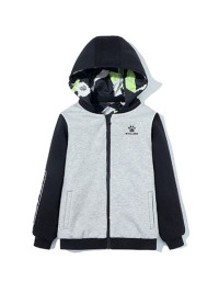 Детская толстовка KELME Boys Wear Jackets On Both Sides Grey/Black
